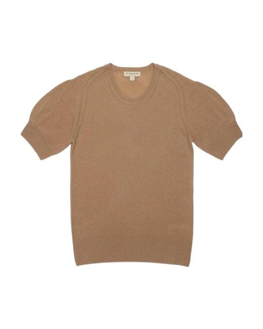 Burberry Brown Logo Knitted Pullover