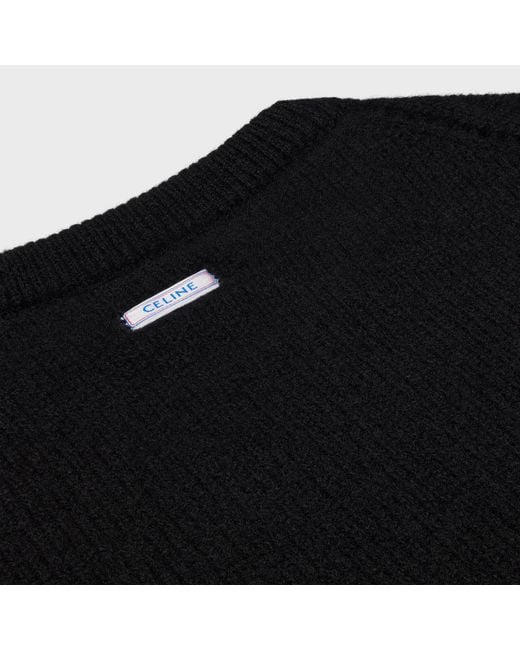 Céline Black Crewneck Sweater