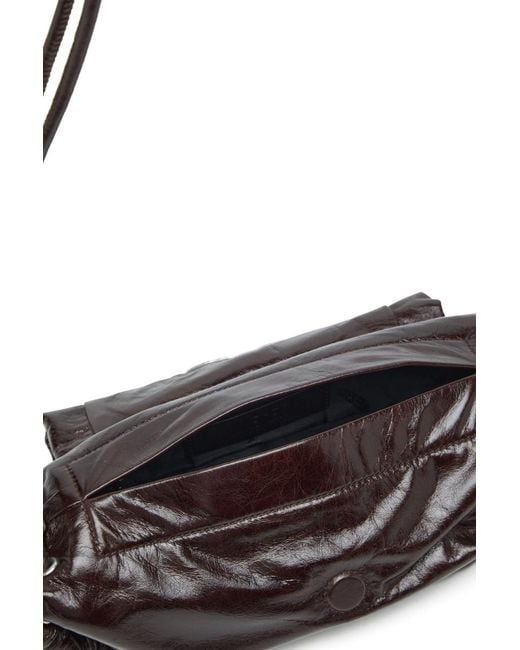 DIESEL Black Scrunch-D S-Shoulder Bag