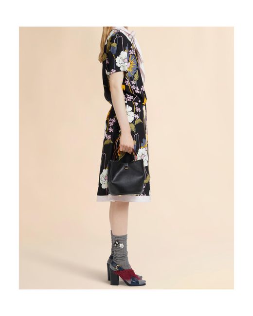 Marni Black Pannier Bucket Bag
