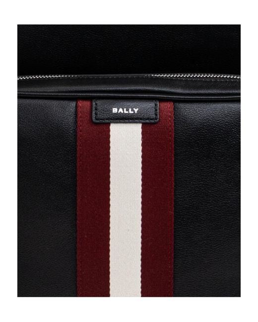 Bally Black Code Backpack for men