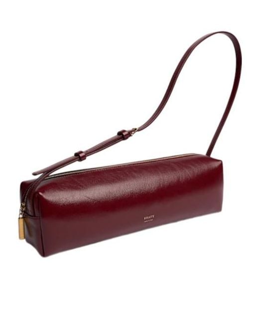 Khaite Purple Simona Pony Skin Shoulder Bag