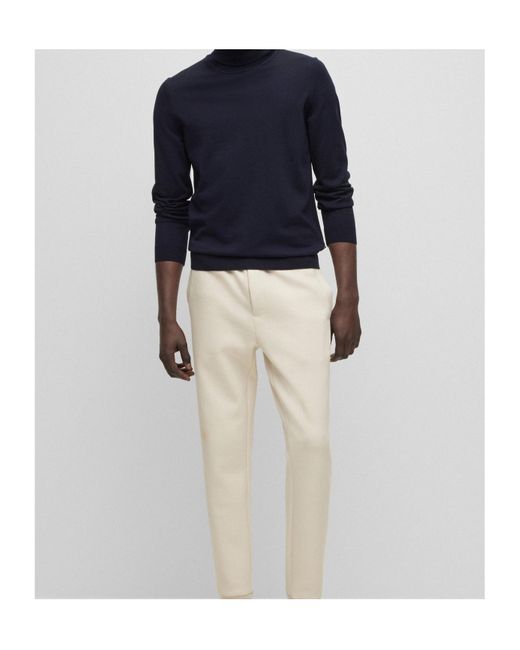 Boss Blue Boss Roll-Neck Knitted Jumper for men