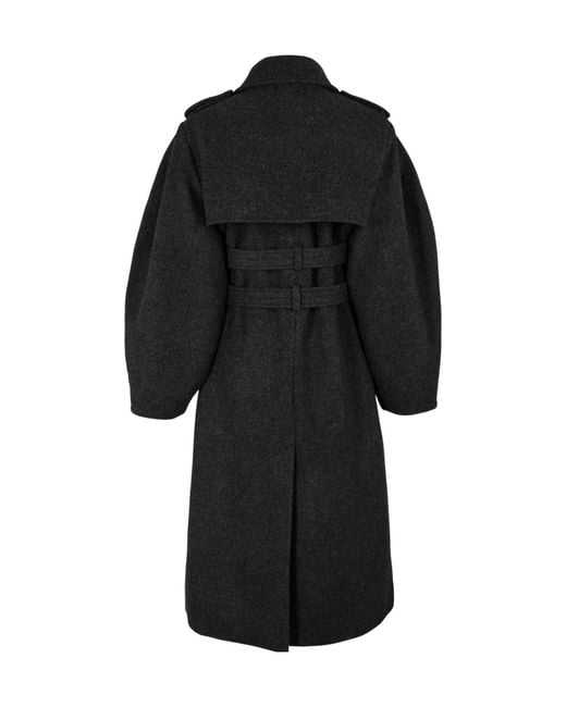 Ganni Black Long Coat
