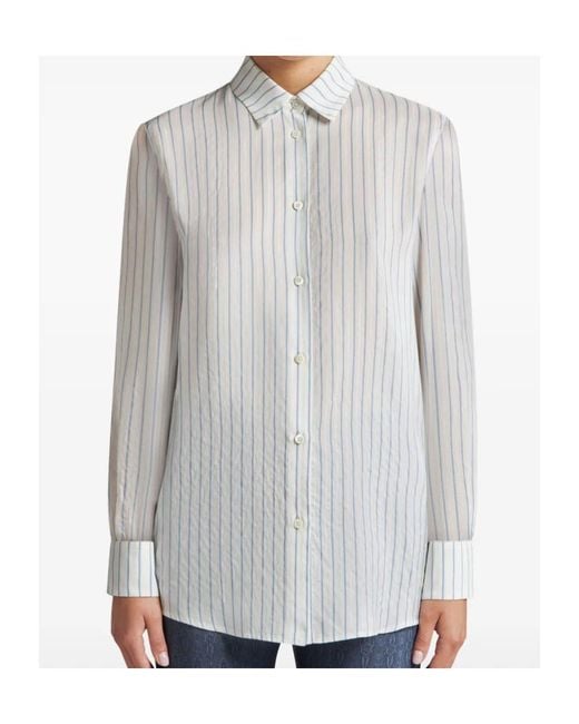 Etro White Striped Shirt