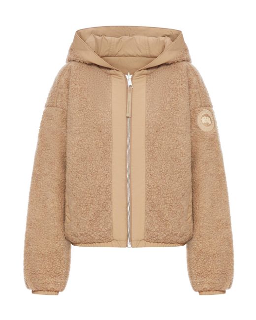 Canada Goose Natural Alberni Reversible Bomber Jacket