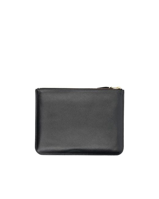 Comme des Garçons Gray Logo Wallet for men