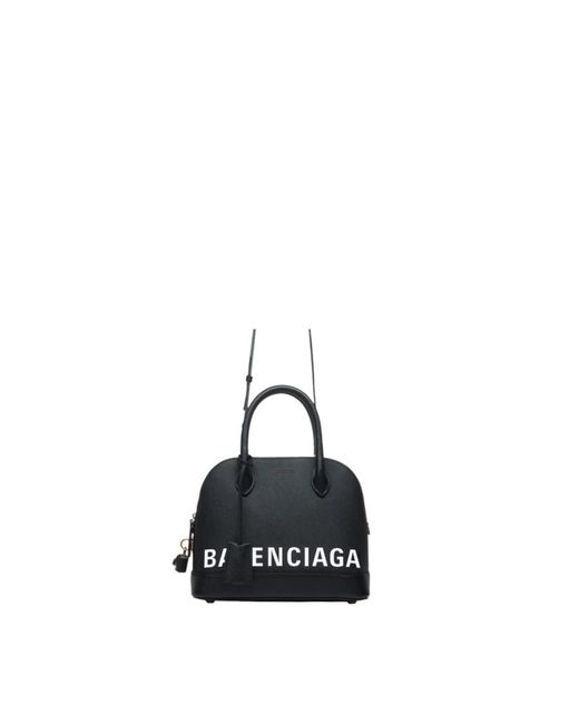 Balenciaga Black Ville Small Top Handle Handbag