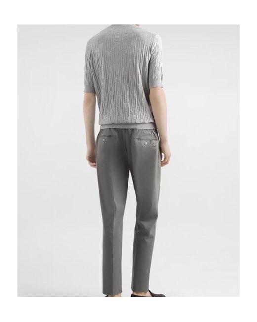Dolce & Gabbana Gray Short-Sleeved Pullover for men