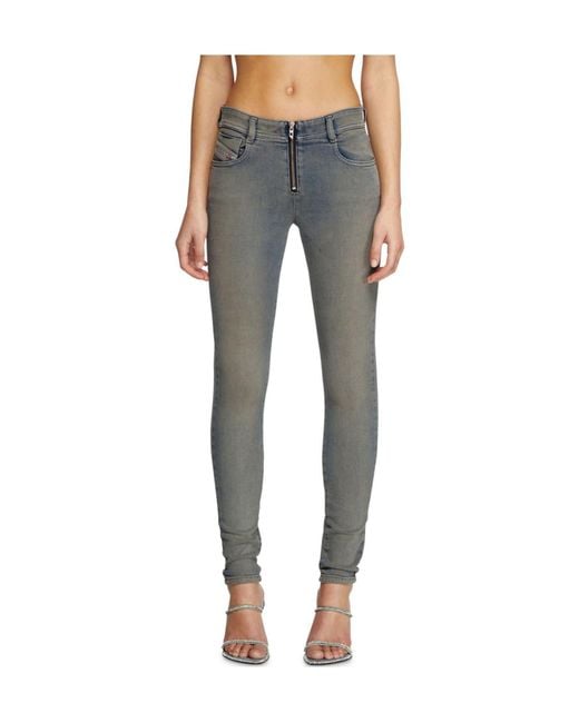 DIESEL Gray 2017 Slandy Jeans