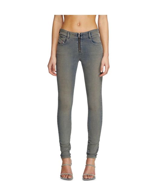 DIESEL Gray 2017-Slandy L32 Jeans