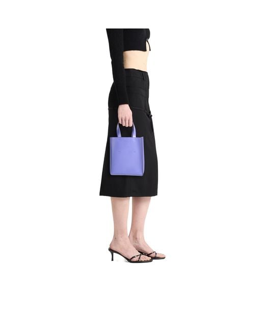 Marni Blue Solid Color Handbags