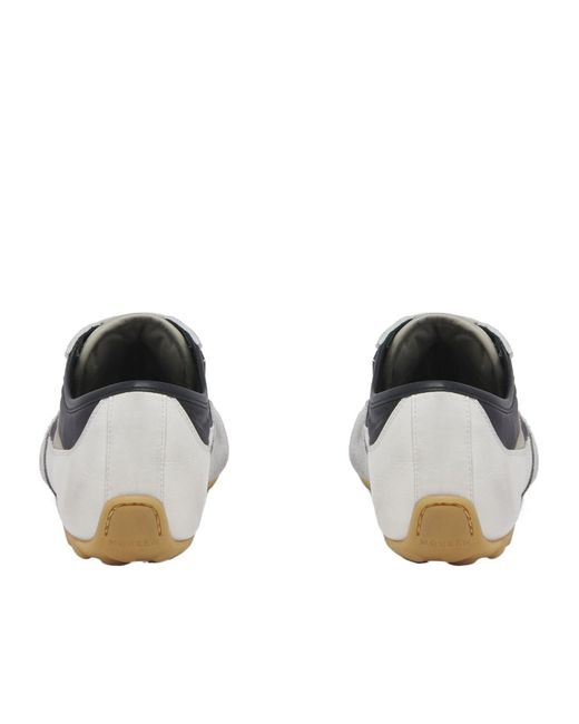 McQueen White Boxe Low-Top Sneakers for men