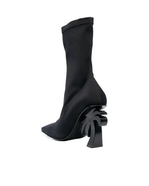 Palm Angels Black Palm Ankle Boots