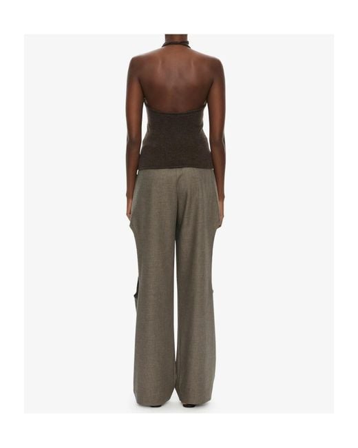 Christopher Esber Brown Rae Cashmere Top