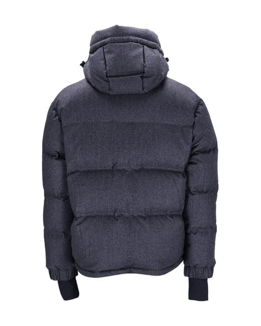 Moncler Blue Grenoble Krun Short Down Jacket for men