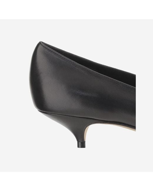 The Row Brown Liisa Kitten Heeled Pumps