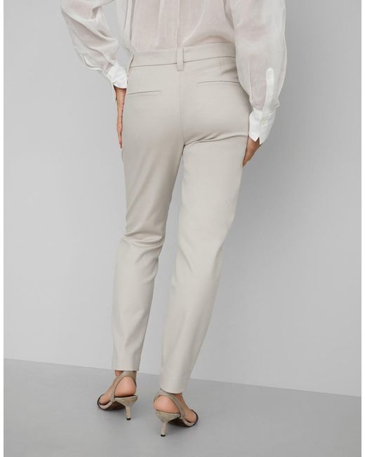 Brunello Cucinelli Gray Mid-Rise Skinny Trousers