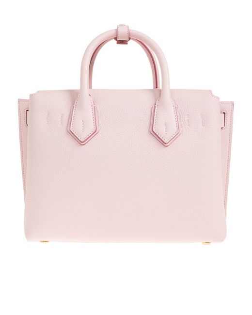 MCM Pink Milla Small Tote Bag
