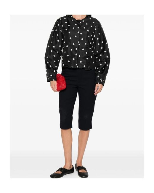 Stine Goya Black Quilted Dots Jacket