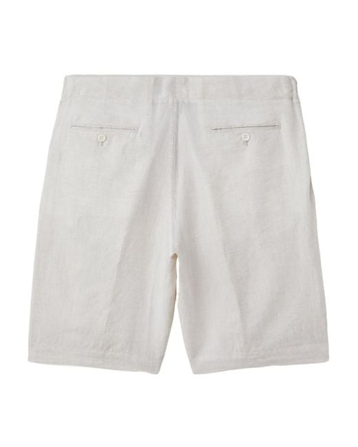 Loro Piana Gray Drawstring Lacing Shorts for men