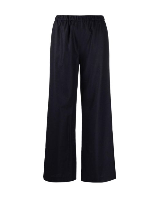 Aspesi Blue Casual Trousers With An Elastic Waistband