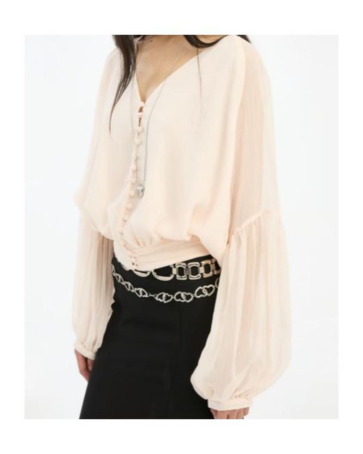 ROTATE BIRGER CHRISTENSEN Natural Boat-Neck Sweater
