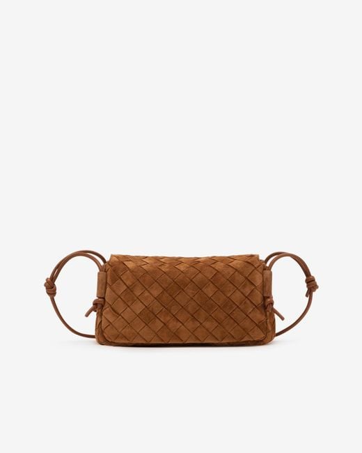 Bottega Veneta Brown Flap Shoulder Bag