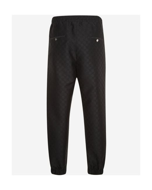 Balmain Black Drawstring Sweatpants for men