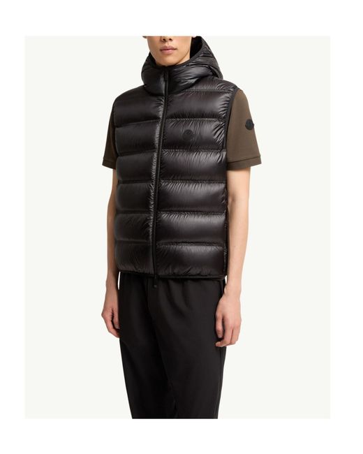 Moncler Black Panestrel Down Vest for men