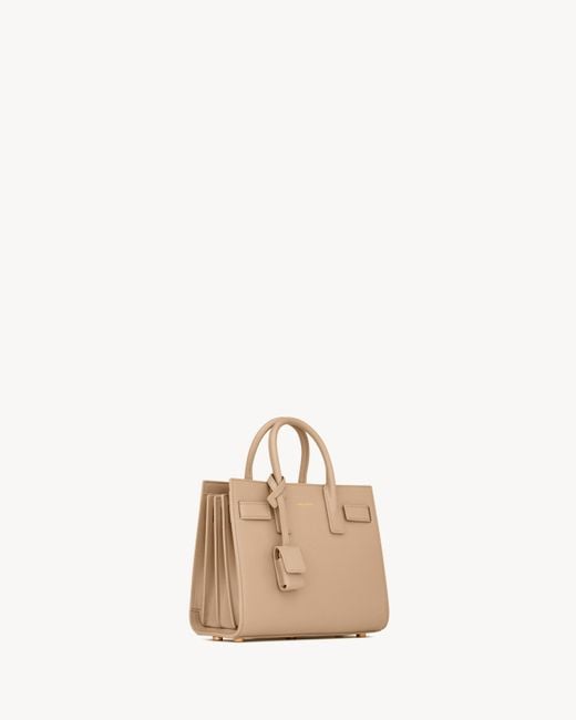 Saint Laurent Natural Sac De Jour Shoulder Bag