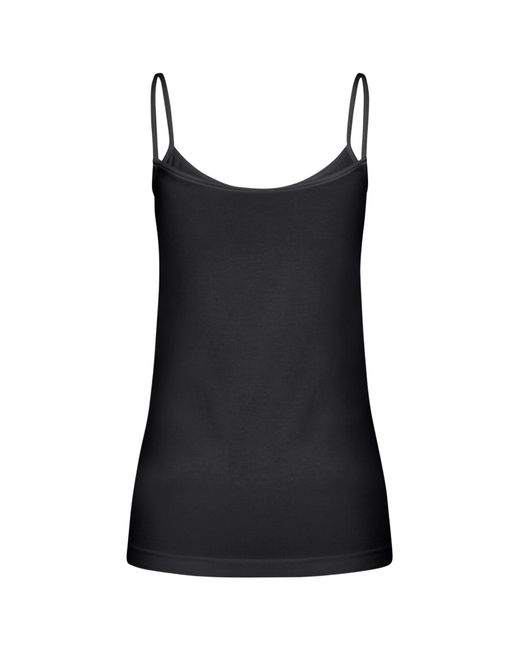 Wolford Black Spaghetti-Strap Jersey Top