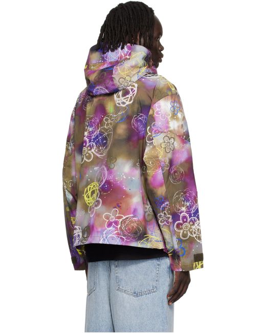 KENZO Purple X Futura 2000 Short Windbreaker for men