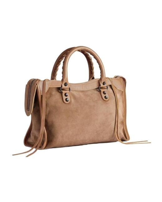 Balenciaga Brown Le City Bag Small