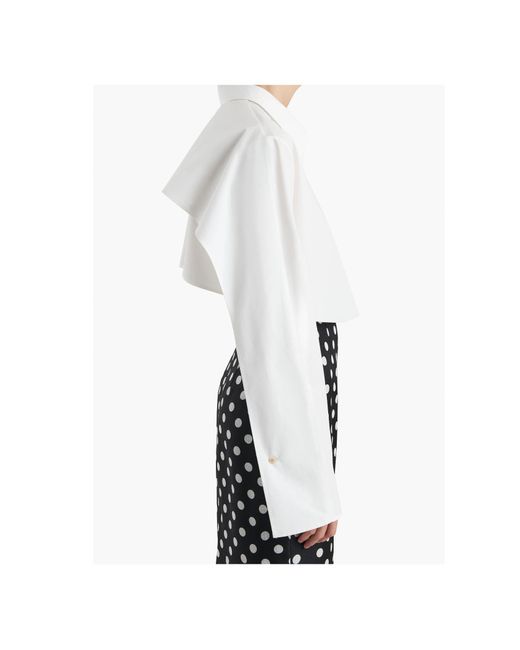 Khaite White Fritz Top