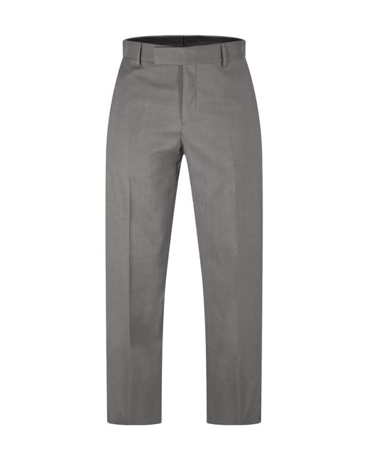 Fendi Gray Versatile Straight-Leg Casual Pants for men