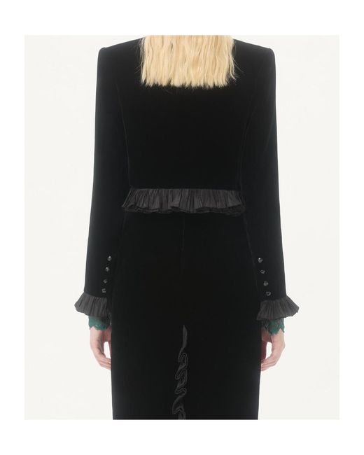 Valentino Black Cropped Jacket