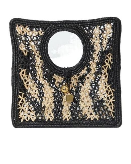 Jacquemus Black The Spiaggia Small Square Bag