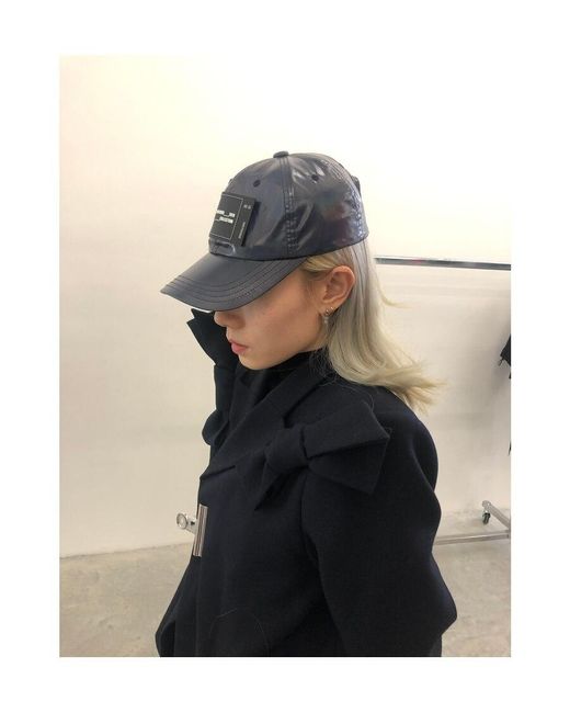 we11done Blue Baseball Hat for men