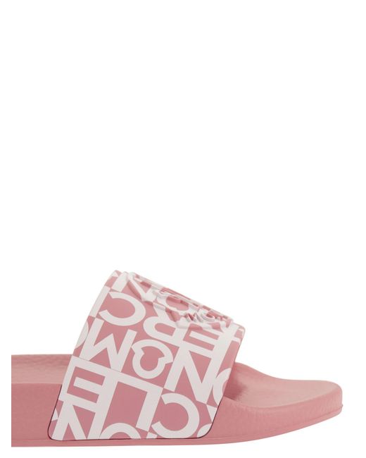 Moncler Pink Jeanne Sliders