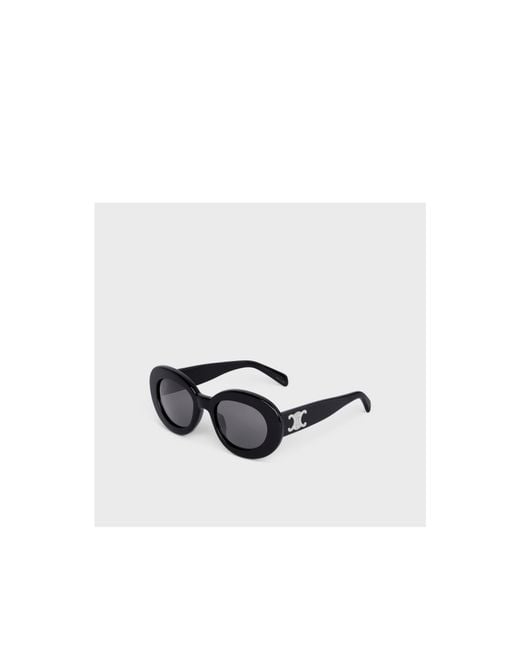 Céline White Triomphe Skate 01 Sunglasses for men