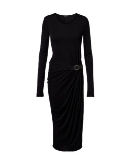 Tom Ford Black Jersey Midi Dress