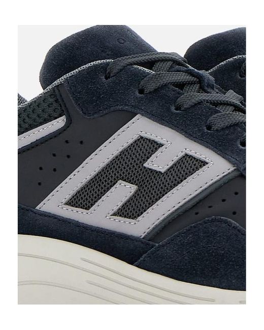 Hogan Blue Hyperlight Lace-Up Sneakers for men