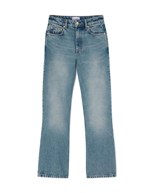 Ganni Blue Betzy Flared Jeans