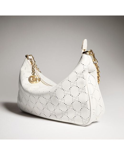 Gucci Natural Lady Lunetta Small Shoulder Bag With Chain