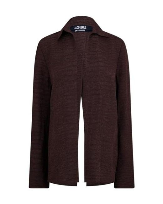 Jacquemus Purple Notte Chemise Shirt