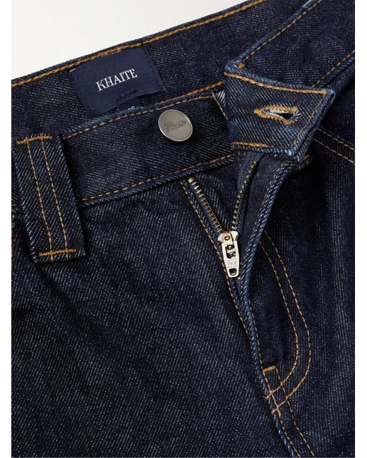Khaite Blue Karo Straight-Leg Jeans