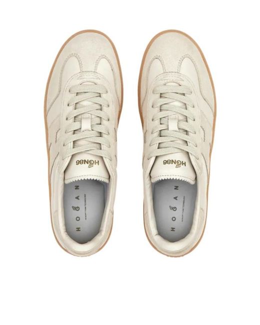 Hogan White Cool Yogurt Sneakers