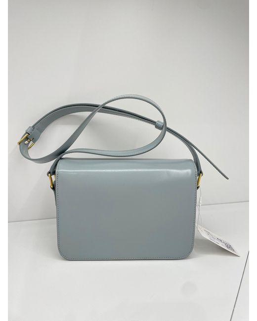 Céline Blue Teen Triomphe Bag