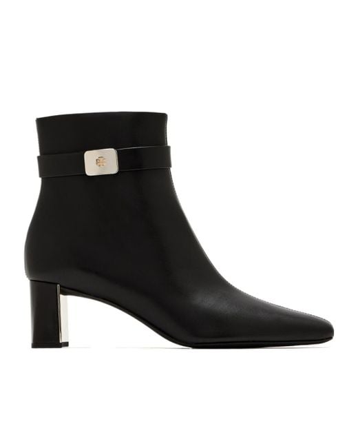 Tory Burch Black Georgia Heeled Ankle Boots
